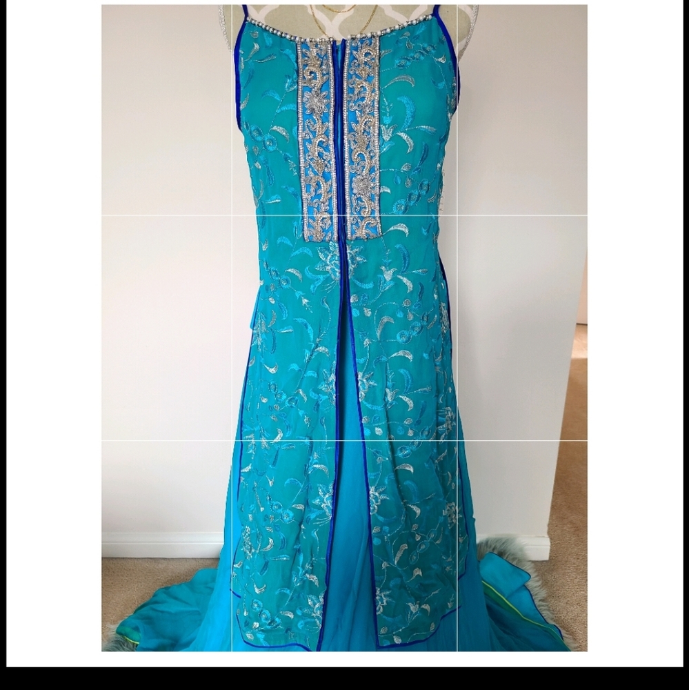Turquoise Lengha